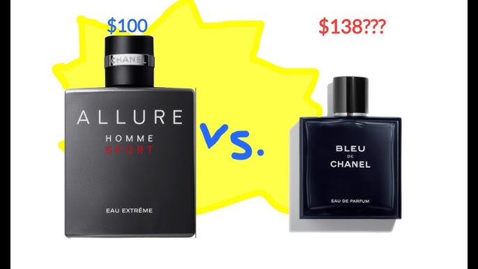 Hvor fint grundlæggende oversætter Bleu De Chanel Parfum vs Chanel Allure Homme Sports Eau Extreme | Best  Chanel Fragrances Unboxing - YouTube