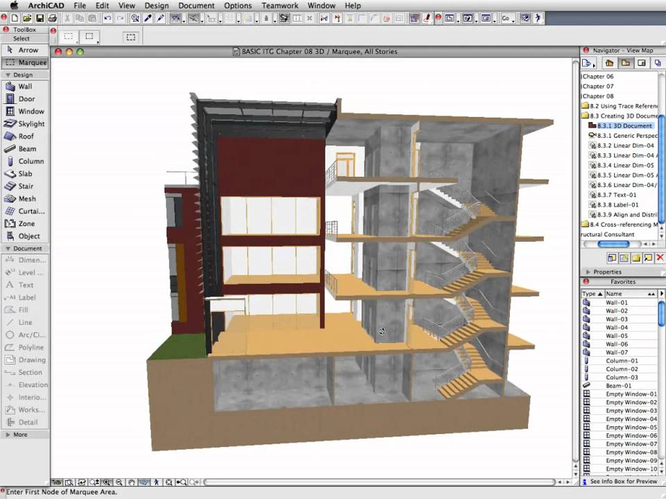 architecture 101 izle ArchiCAD Essentials Training Guide INT 8-1