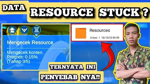 CARA ATASI STUCK DOWNLOAD RESOURCE DATA ML (Mobile legends)