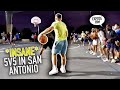 I SHUT DOWN THE PARK In San Antonio! | CRAZIEST Energy! (Mic'd up 5v5)