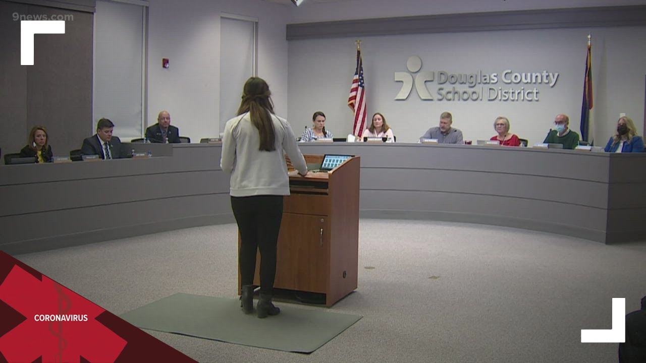 Douglas County School Board votes to end mask mandate - YouTube