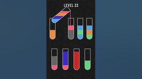 Water Sort Puzzle Level 33