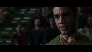 Commander Locks Speech at the Council - Matrix Reloaded (2003) 4k (Open Matte) Scene
