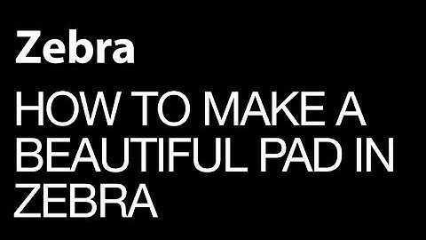 How to make beautiful pads in U-he Zebra