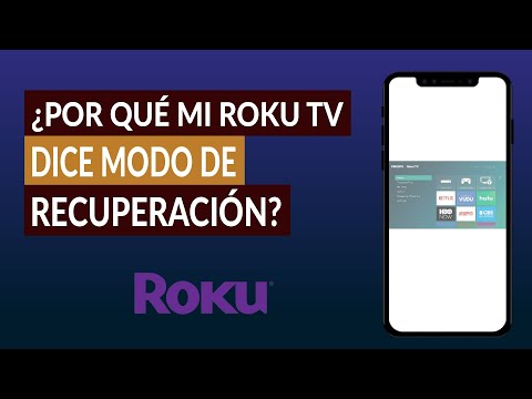 ¿Por qué mi Roku TV dice modo de Recuperación y no da la Pantalla?