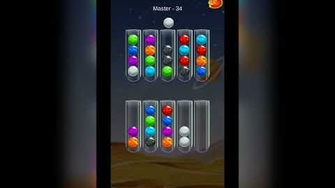 master golden bubble sort level 34