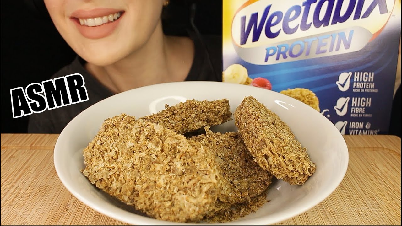 ASMR  EXTREME CRUNCHY WEETABIX CEREAL + VANILLA MILK MUKBANG EATING SOUNDS No Talking 먹방 Kasmia ASMR