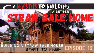The TOP 6 Critical Details for Straw Bale Walls | Framing Windows &amp; DOORS in STRAW BALE CONSTRUCTION