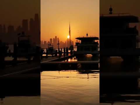 DUBAI CREEK HARBOUR SUNSET……
