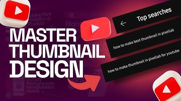 How to Design Youtube Thumbnail For FREE on your smartphone Using Pixellab app