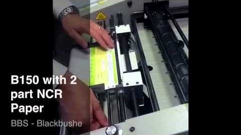 Twofold TFb-150 burster with 2 part stationery.MOV