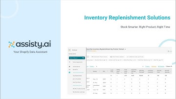 All Inventory Replenishment Models with Assisty