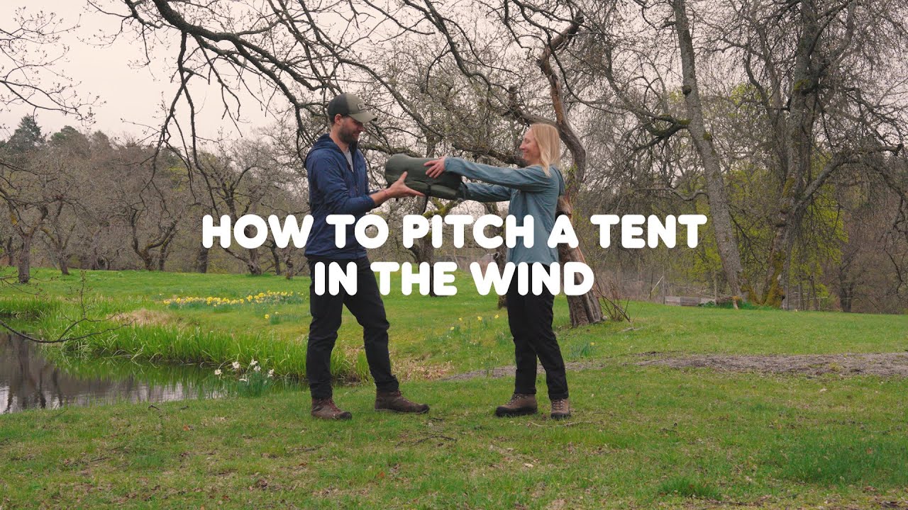 How to pitch a tent in the wind | Fjällräven Campfire Academy - YouTube