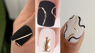 TRENDY NAIL ART DESIGNS | new nail art compilation using gel polish at home | chrome nails screenshot 5