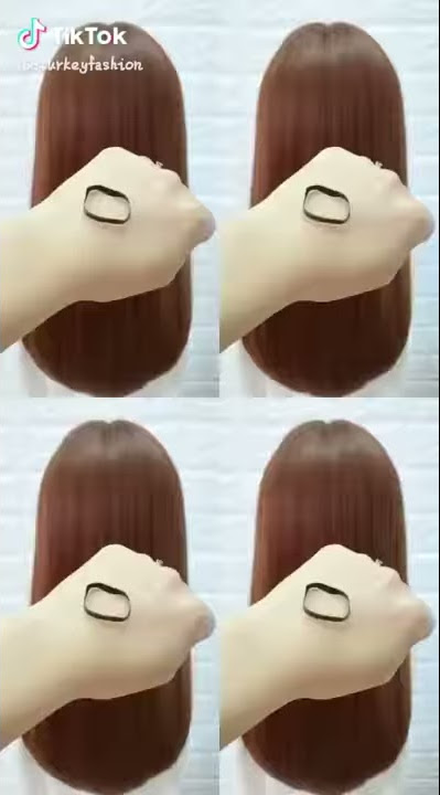 Cara mengikat rambut  simpel