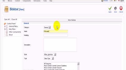How to add a poll sidebar to iJoomla SideBars