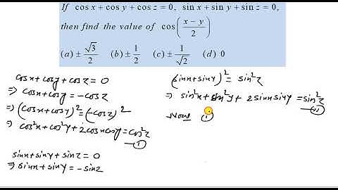 Solution of Q.No. 627, Test Of mathematics at 10+2 Level (TOMATO)