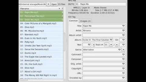 [VERY OLD] How to Fix/Edit Song Information (MP3/ID3 Tags)