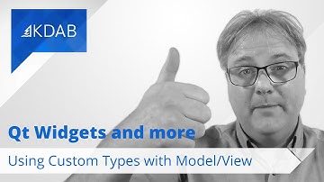 Using Custom Types with Model/View