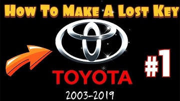 How To Make Lost Car Key (TOYOTA)!!! MUST SEE!!!