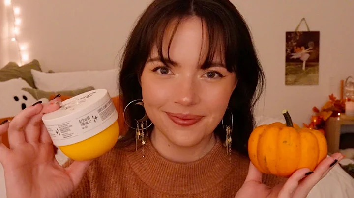 ASMR 🕯️🍂Cozy Autumn Personal Attention (skincare, hairbrushing, counting freckles, pampering)