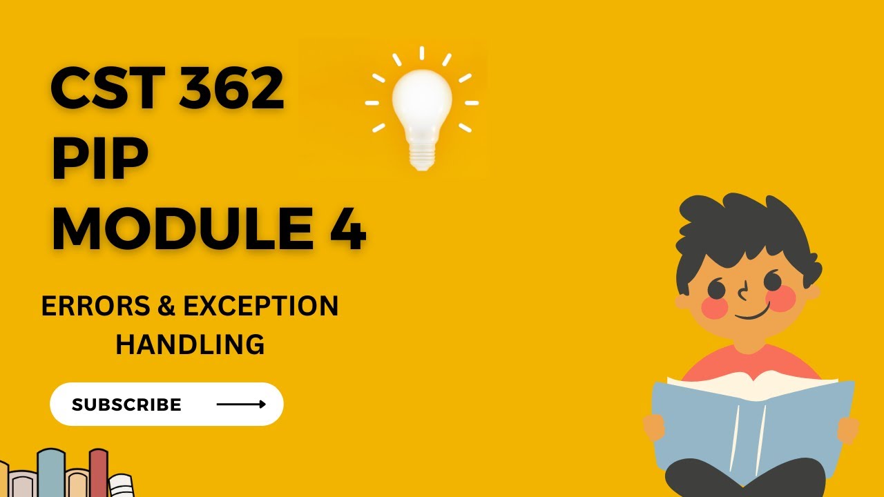 KTU CST 362 MOD 4 PART 5- EXCEPTION HANDLING - YouTube