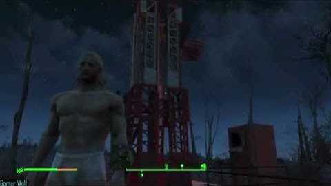 Fallout 4. Naked Explorer. Bunker with Ghouls and Covenant Secret Compound Part 5 (No Commentary)