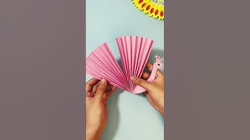 Fun, Beautiful And Simple Peacock Origami Is Here #shorts #origami