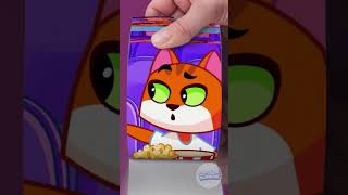 ✋🛑 DON'T LITTER 🍿😍 Learn Rules of Conduct in the Cinema 📖😻Purr-Purr Flipbook #shorts #forkids