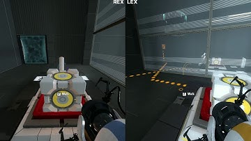 Portal 2 PC Splitscreen CO-OP Fun Gameplay