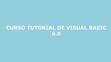 CURSO BÁSICO VISUAL BASIC 6.0 TUTORIAL Nº 7