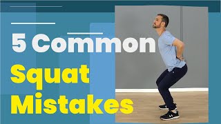 5 Squat Mistakes You Might Be Making