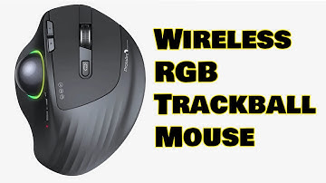 ProtoArc EM01 Advanced Wireless RGB Trackball Mouse