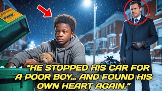 Poor Boy Freezing in the Snow — Then a Stranger Changes His Life Forever…