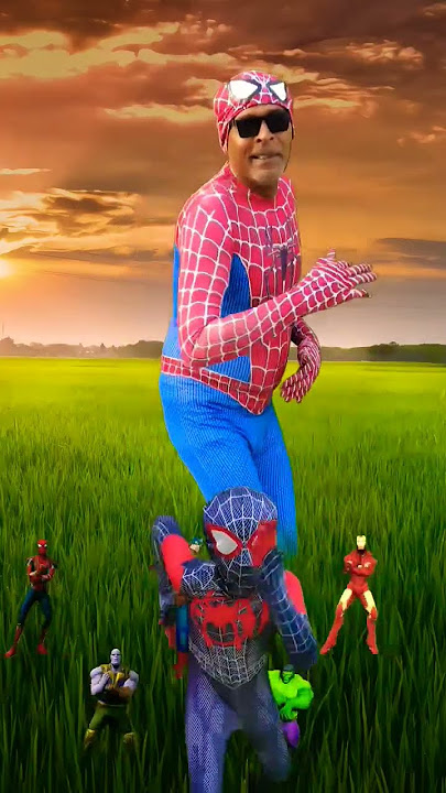 Spider-Man and Avengers Team 🤣