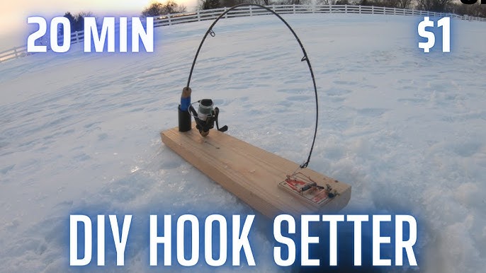 DIY Ice Fishing Rod from Broken Spinning Rod 