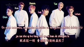 EXO-M - Run (奔跑) [ Sub Español /PinYin/Chinese] (Color Coded) Teresa JgMetzger