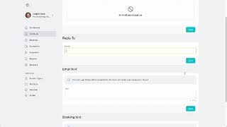 Company Area – Manage Your Business Settings
