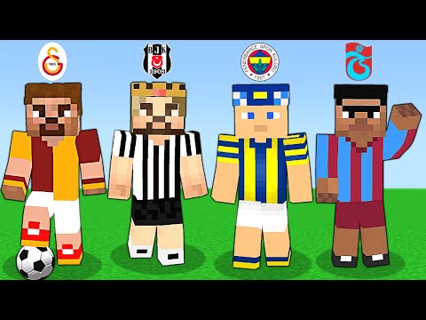 MİNECRAFT FUTBOLCU AİLELER YARIŞIYOR! ⚽😱 – Minecraft Parodileri