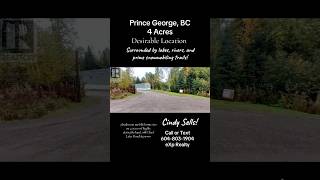 4 Acres with a 3 Bedroom Mobile in Prince George, Bc $379,000