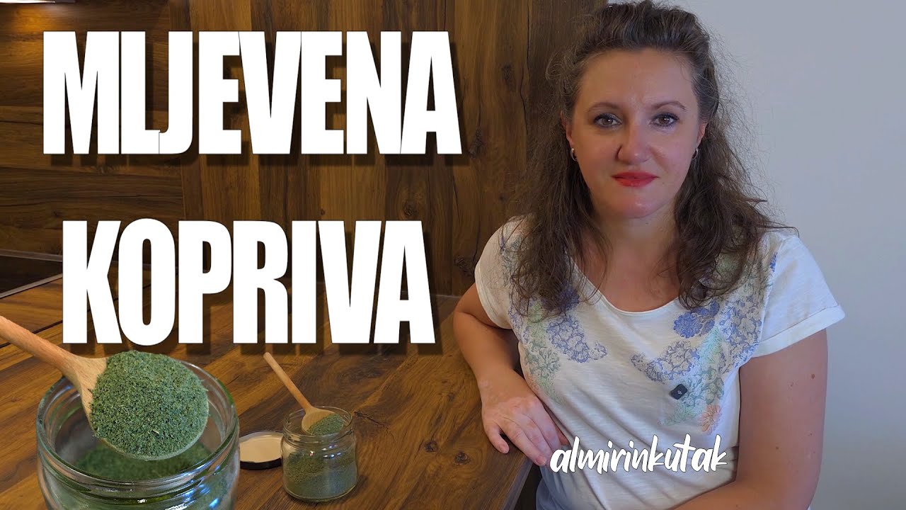 Mljevena kopriva-žara ✅ zeleni prah zdravlja iz prirode