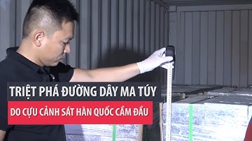 Triệt phá đường dây ma túy do cựu Cảnh sát Hàn Quốc cầm đầu - PLO