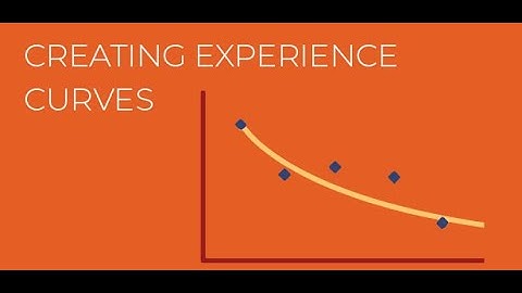 Creating a Scale or Experience Curve