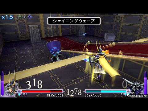 Dissidia Final Fantasy WoL vs Garland