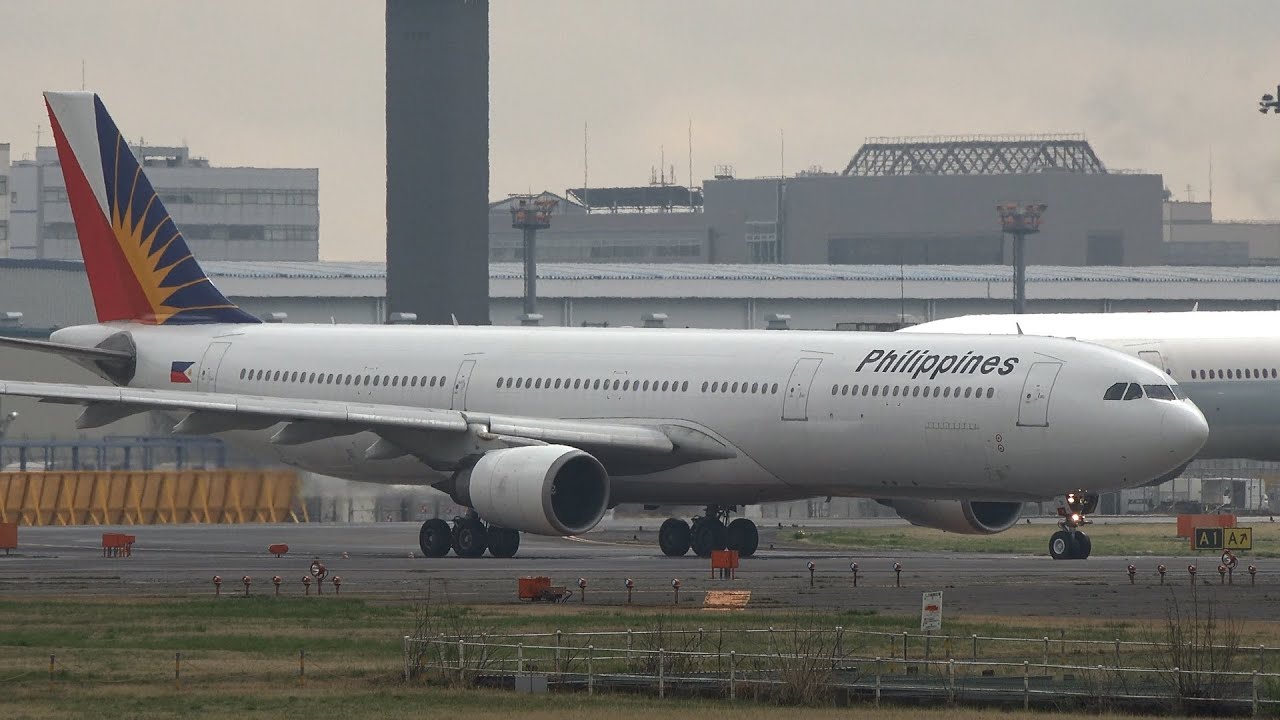 Philippine Airlines Airbus A330-300 RP-C3331 Takeoff from NRT 16R