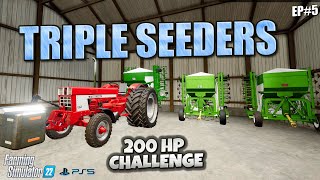 Triple Seeders Set up for New Field - FS22 - PS5 -EP#5- #calmlands200challenge