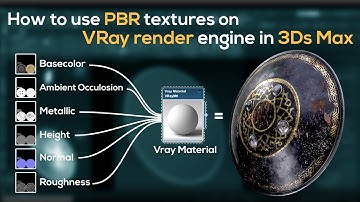 How to use PBR  textures on Vray render engine in 3Ds Max