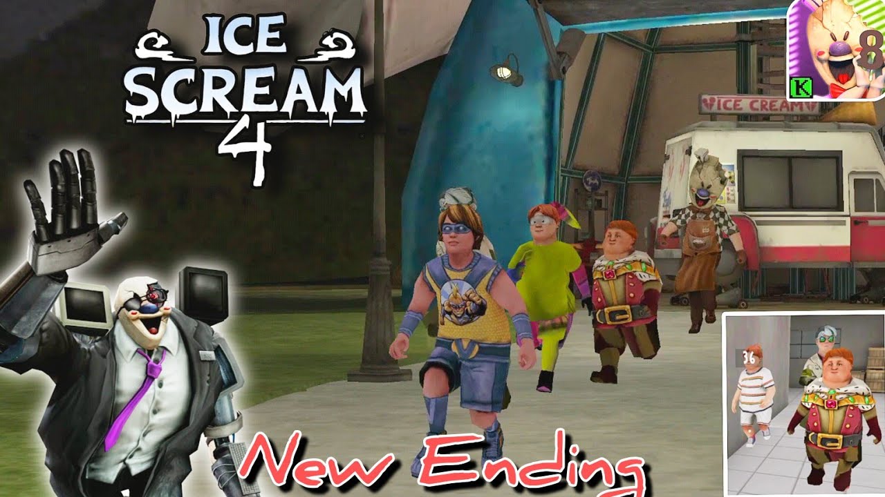 Секретная концовка Ice Scream 4 😱 | Неожиданная концовка | Новая концовка