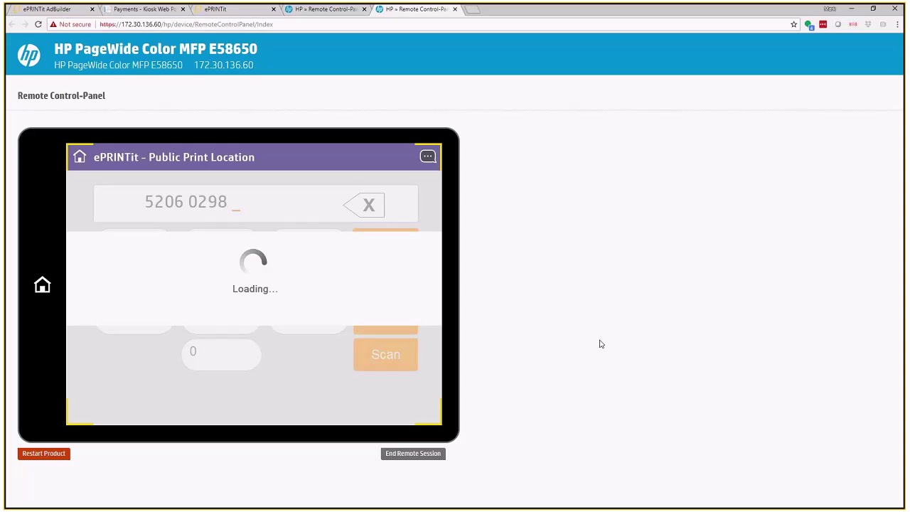 Using HP OXP & ePRINTit at a PayforPrint Location YouTube