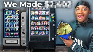 This is How Much 5 Vending Machines Made in 1 Month